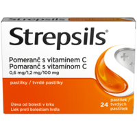 5000158102705_STREPSILS Pomeranč s vitamínem C 24 pastilek