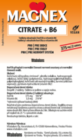 Magnex Citrate + B6_375 mg_N100 label