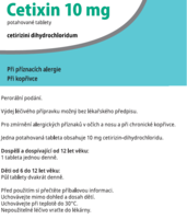 Cetixin 10 mg_N100 label