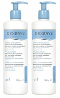 2x-Dexeryl-Emolient-AZS-krem-pro-suchou-a-atopickou-pokozku-500-ml
