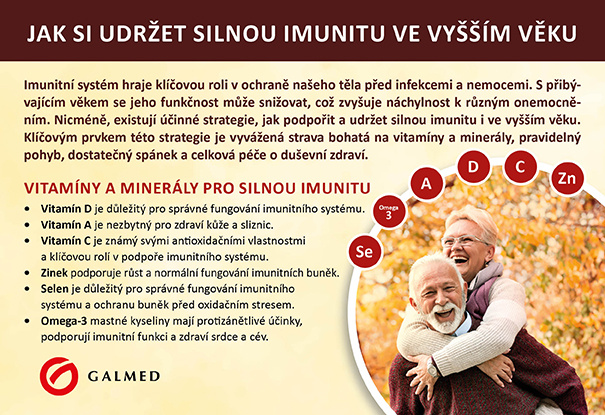Jak si udržet silnou imunitu ve vyšším věku
