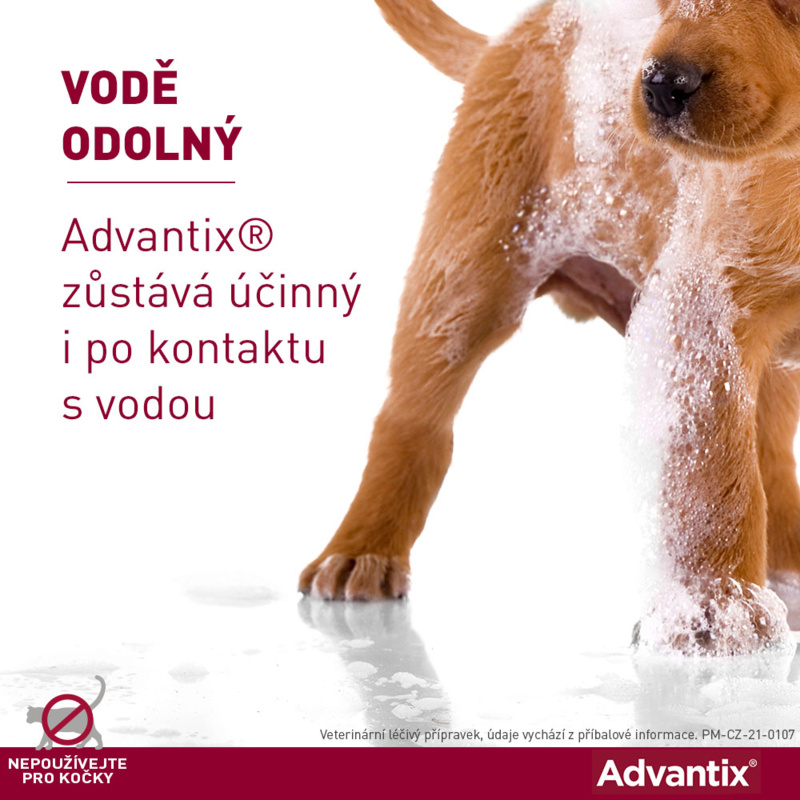 ADVANTIX vodeodolnost