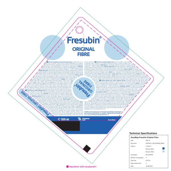 Příbalový leták (SUKL) - Fresubin Original Fibre por.sol.15x500ml