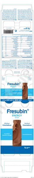 Příbalový leták (SUKL) - Fresubin Energy drink čokoláda por.sol.4x200ml
