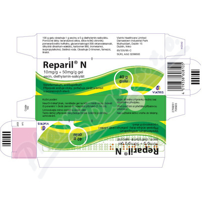 Reparil N 10mg/g+50mg/g gel 40g I