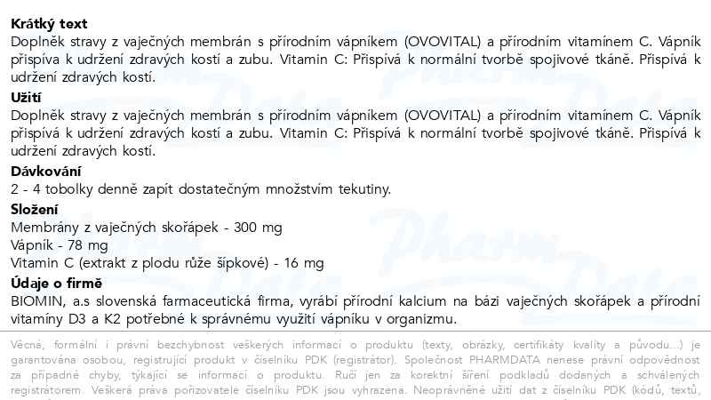 Příbalový leták - Biomin MOVE tob.120