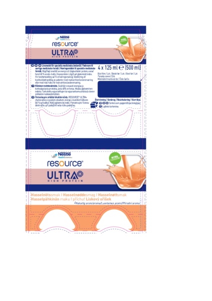 Příbalový leták (SUKL) - Resource Ultra + HP Lískový oříšek por.sol.4x125ml
