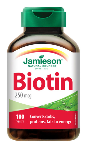 Jamieson_Biotin_250mcg_100tbl_064642022585