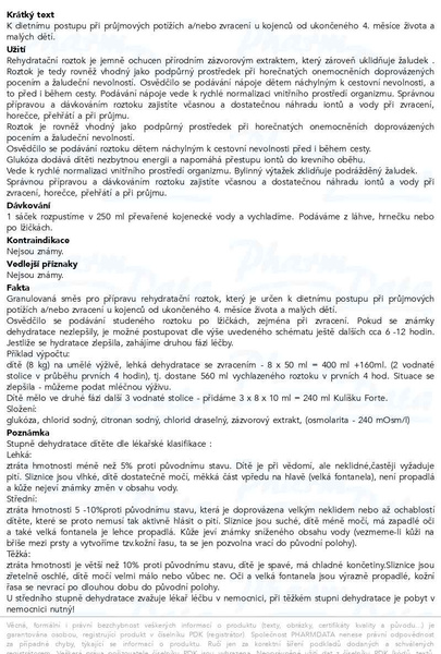 Příbalový leták - Kulíšek Forte sáčky 10x6.8g