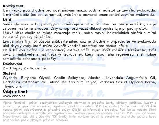 Příbalový leták - Phyteneo Otic Solution ušní kapky 10ml