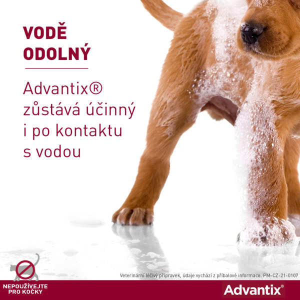 ADVANTIX vodeodolnost