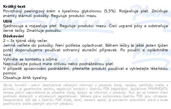 Příbalový leták - ISISPHARMA Glyco-A SOFT Peeling 5.5% 30ml