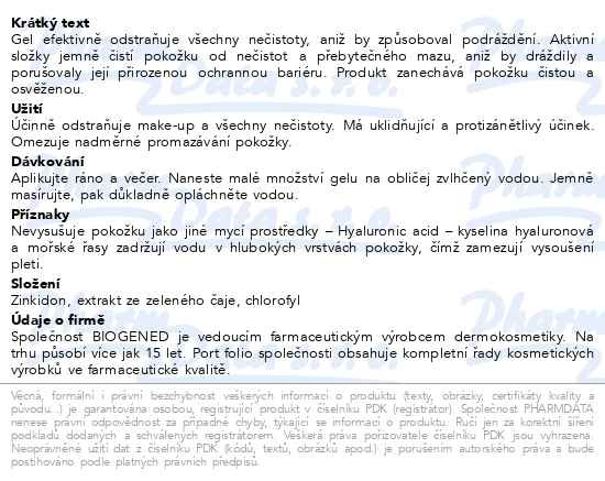 Příbalový leták - DERMEDIC Normacne Antibakteriál.čisticí gel 200ml