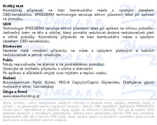 Příbalový leták - Janell Atopic krém 50ml