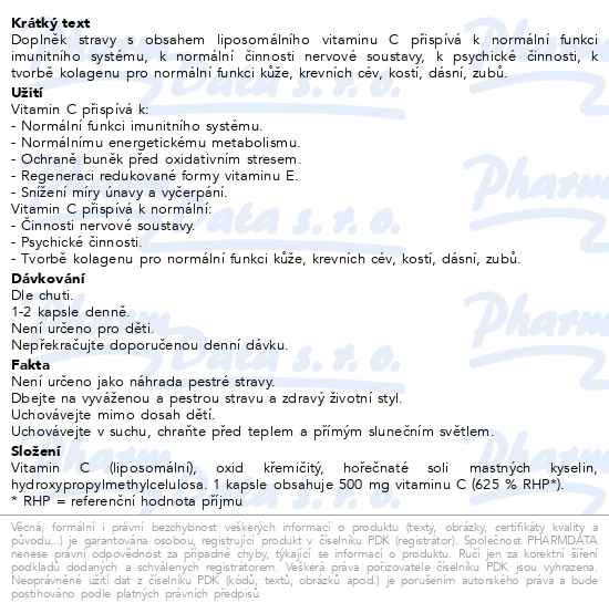 Příbalový leták - Anixi vitamin C 500mg cps.60