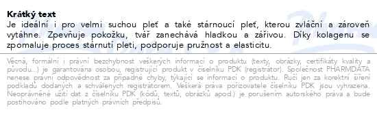 Příbalový leták - KESEM Noční pleťový krém s kolagenem 50 ml
