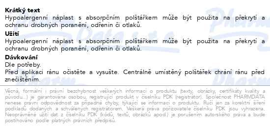 Příbalový leták - 3M Spofaplast® Strips 156N, 72 mm × 19 mm, 5 ks
