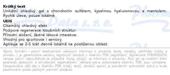 Příbalový leták - Reig Jofre Hialsorb cold 100ml