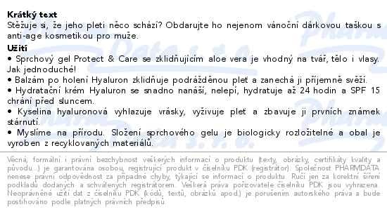 Příbalový leták - Nivea Men Anti-Age Hyaluron Dárková sada