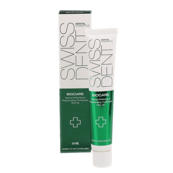 SWISSDENT BIOCARE regenerační a zesvětlující zubní pasta, 50 ml - Swissdent