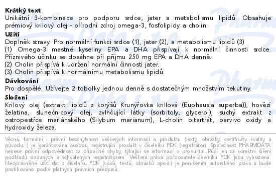 Příbalový leták - Metabolica Triplex tob.20