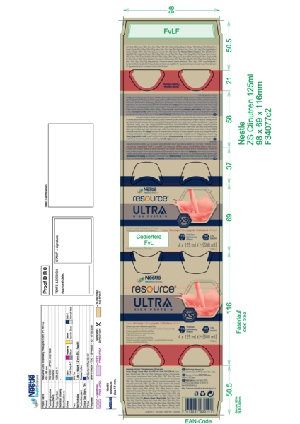 Příbalový leták (SUKL) - Resource Ultra High Protein Jahoda por.sol.4x125ml
