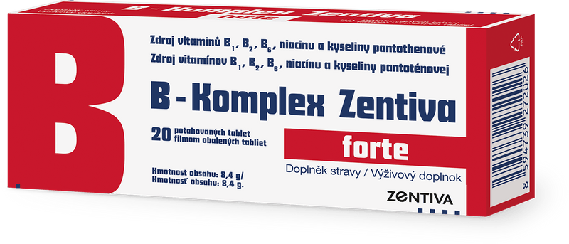69688 BOX_B-komplex Forte_20tbl_CZ-SK