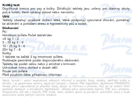 Příbalový leták - PETIGAL Antistress 100 tablet Galmed