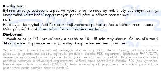 Příbalový leták - Gynastan Bylinný ženský čaj 20x1g Fytopharma