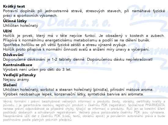 Příbalový leták - NATURVITA Hořčík 200mg 60 tablet