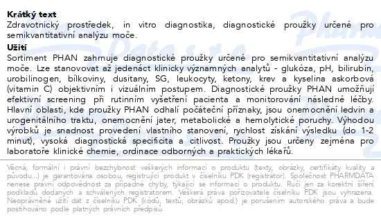 Příbalový leták - DP HexaPhan 50ks