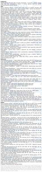 Příbalový leták - LEROS bylinný adventní kalendář stromeček 24 sáčků