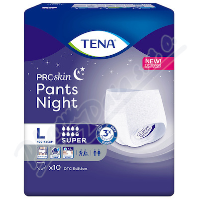 TENA Pants Night Super Large ink.kalh.10ks 793672