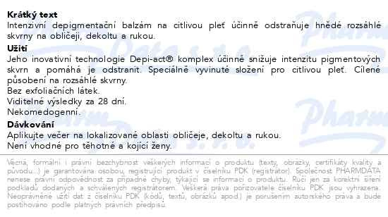 Příbalový leták - ISISPHARMA NEOTONE Sensitive balm 30ml