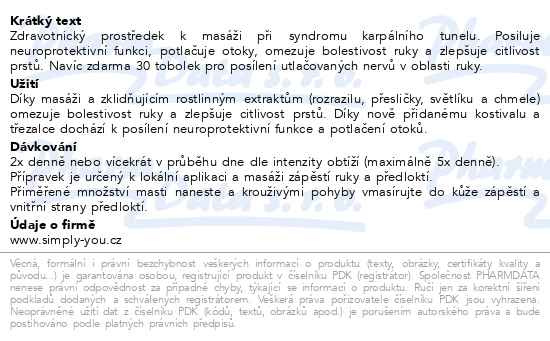Příbalový leták - KARPAL AKUT FORTE 50 ml+KARPA-L 30 tobolek
