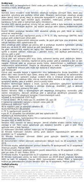 Příbalový leták - BIODERMA Sensibio H2O 850ml