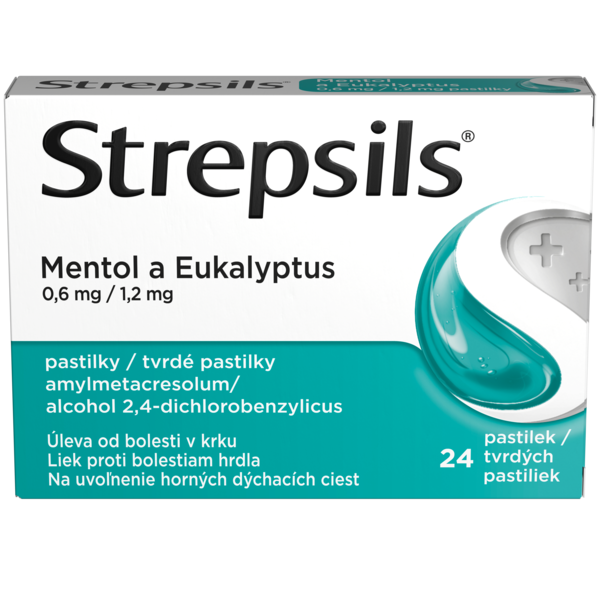 5000158105034_Strepsils Mentol a Eukalyptus 24 pastilek