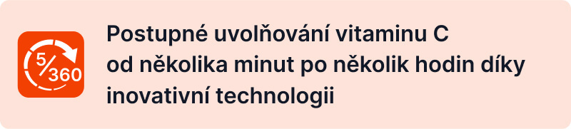 Postupné uvolňování vitaminu C