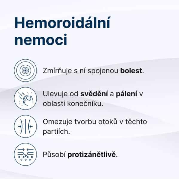 Účinky Diozenu_Hemoroidální nemoci