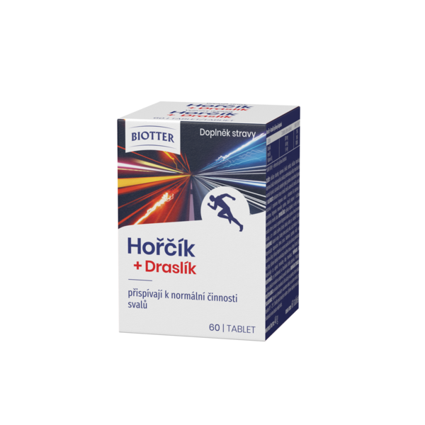 Biotter Hořčík + Draslík 60 tlb.