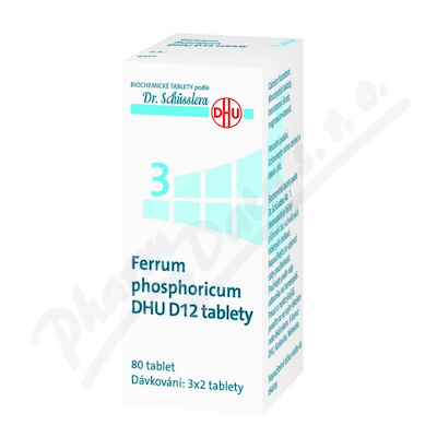 No.3 Ferrum phosphoricum DHU D12 80 tablet