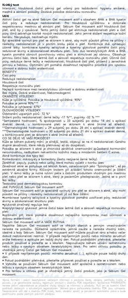 Příbalový leták - BIODERMA Sébium Gel moussant actif 200ml