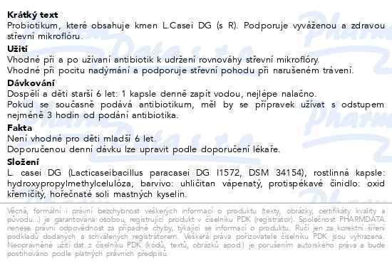 Příbalový leták - ENTEROLACTIS Plus 30 kapslí