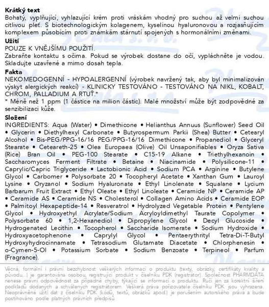 Příbalový leták - RILASTIL PROG.Vyhlazující krém proti vráskám 40ml