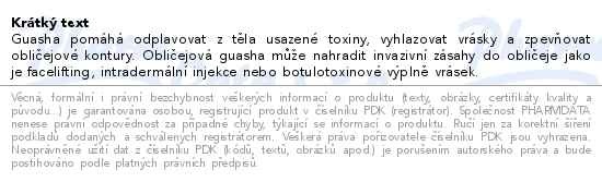 Příbalový leták - PALSAR7 Masážní destička Guasha (růženín)