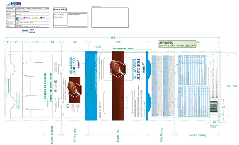 Příbalový leták (SUKL) - Resource Dessert 2.0 kakao por.sol.4x125g