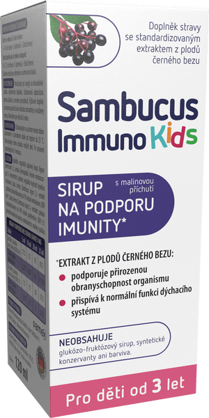 Sambucus Immuno Kids Sirup CZ (L)
