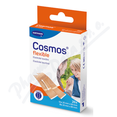 COSMOS náplasti Pružná 2vel. 20ks Flexible