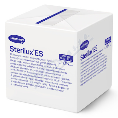 Gáza kompr.nest.Sterilux ES 10x10cm/100ks 17vl8vrs