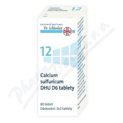 No.12 Calcium sulfuricum DHU D6 80 tablet